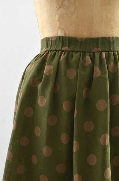 Vintage Polka Dot Skirt