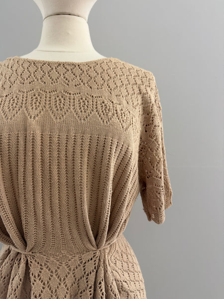 Vintage Pointelle Knit Top
