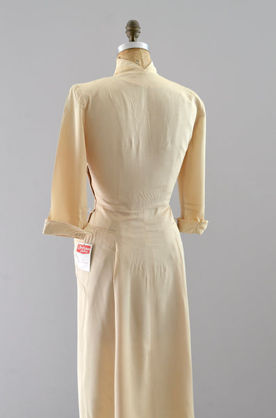 Vintage 1940s Sheath Dress
