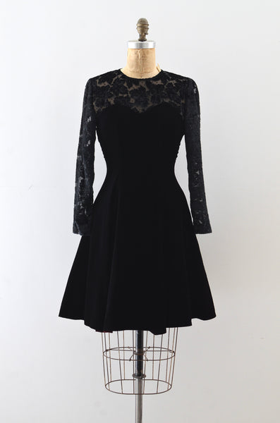 Vintage Velvet Party Dress