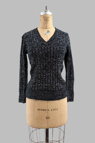 Vintage 1970s Lurex Knit Top