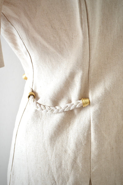 Vintage 80s Linen Top