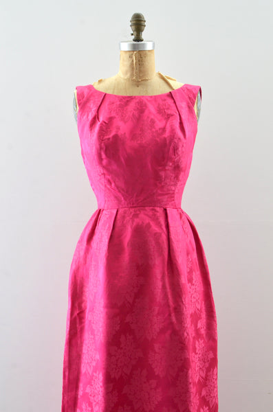 Vintage 1960s Pink Gown