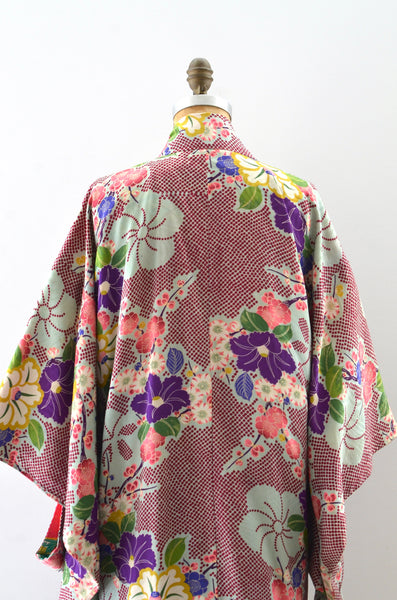 Shiawase Silk Haori  Kimono