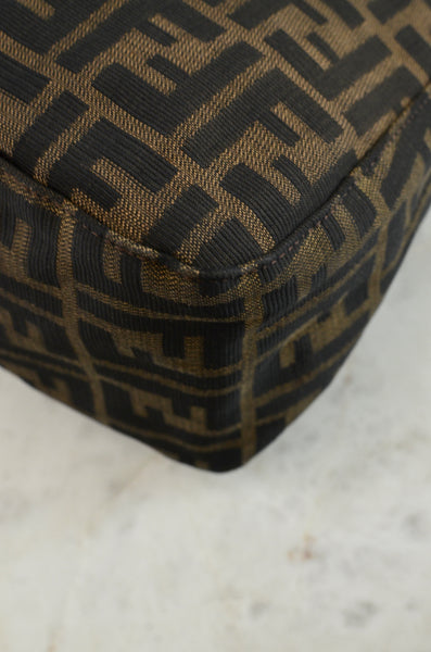 FENDI Zucca Mamma Baguette Shoulder Bag