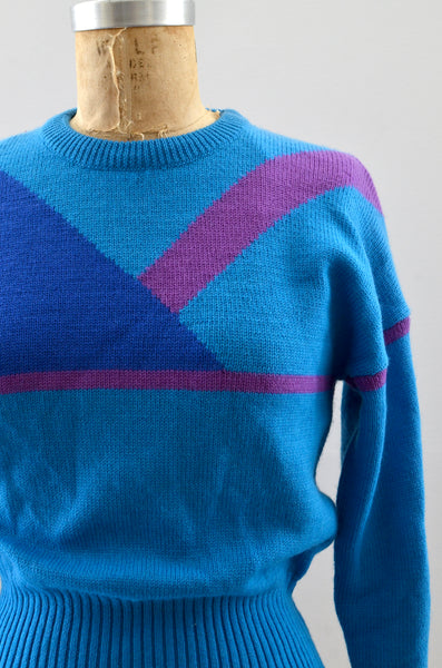 Vintage 1970s Cropped Sweater