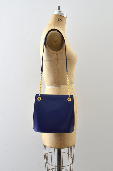 Vintage Celine Gold Chain Shoulder Bag