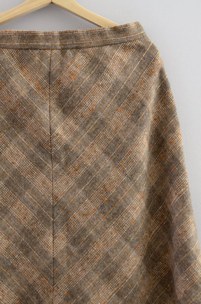 Vintage 1970s Wool Skirt