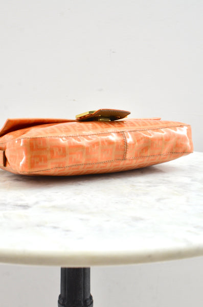 Fendi Baguette Orange Zucchino Bag