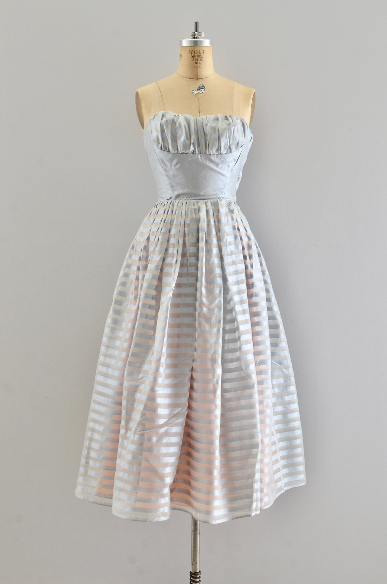 Vintage 1950s Strapless Dress