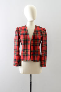 Vintage Plaid Jacket