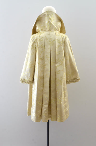 Vintage 1950s Oriental Pleated Coat