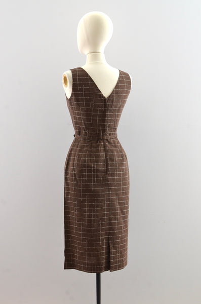 1950's Wild Stitch Wiggle Dress