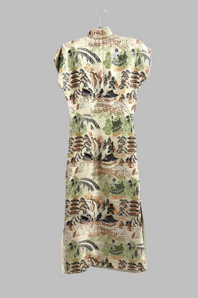 Vintage Brocade Cheongsam Dress