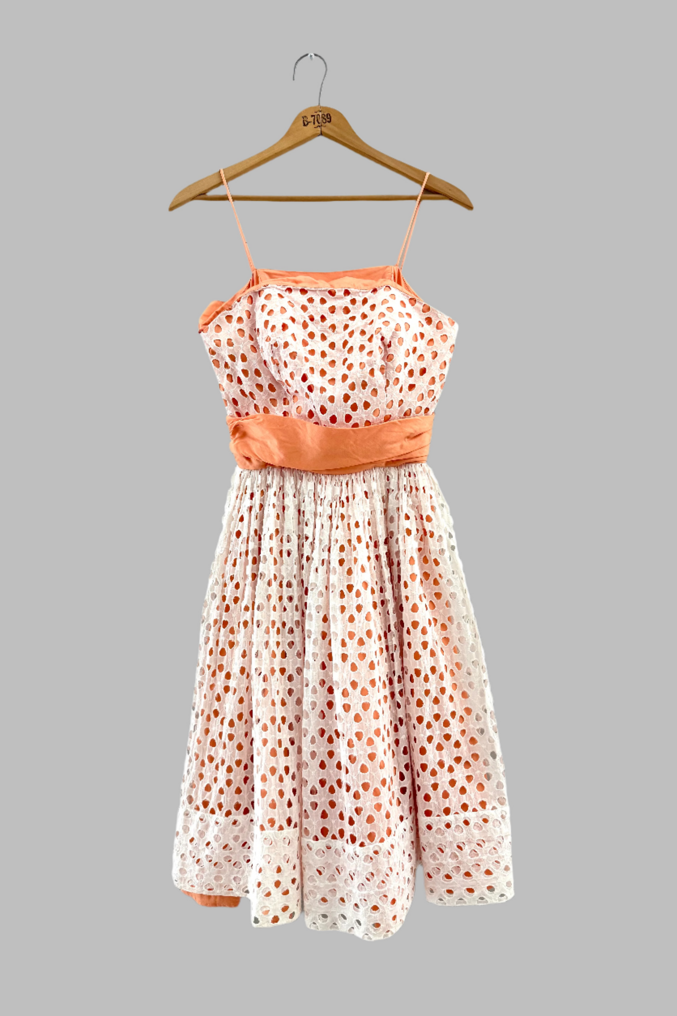Vintage 1950s Eyelet Dress