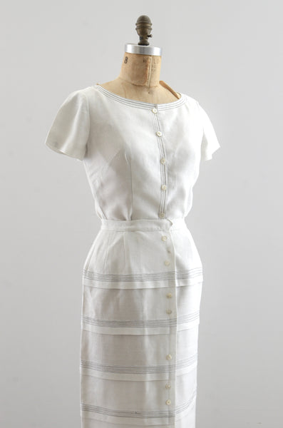 Vintage 1950's Moygashel Linen Set