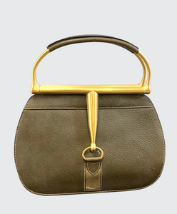 Ultra Rare Gucci Snaffle Bag Olive Green