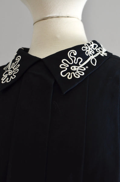 Vintage Karin Stevens Soutache Dress