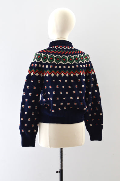 Vintage Faire Isle Sweater