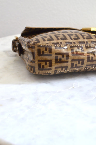 Fendi Baguette Tobacco Zucchino Bag