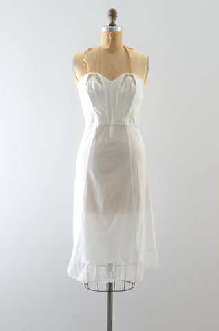 Vintage 40s  Slip Dress