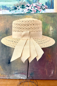 1950s Straw Hat