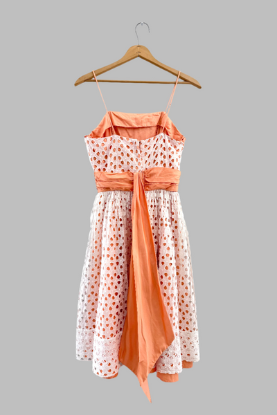 Vintage 1950s Eyelet Dress