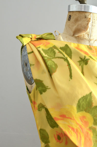 Vintage 1960s Yellow Dress