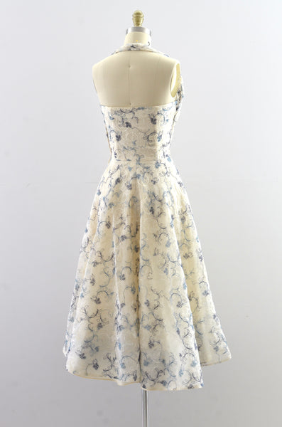 Vintage 1950s Halter Dress