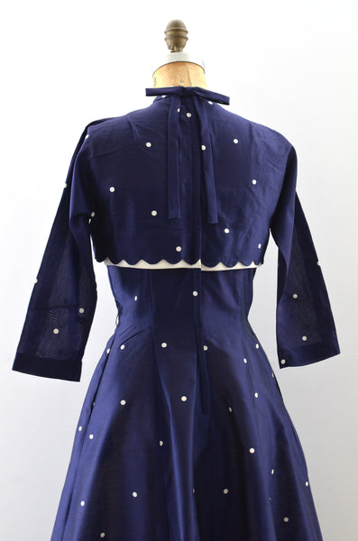Vintage 1950's Polka Dot Dress