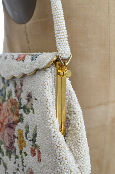 Vintage 1960s Beaded Bag