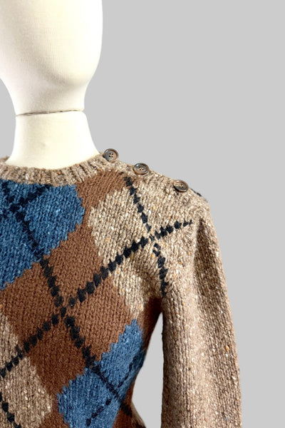 Calvin Klein Argyle Sweater