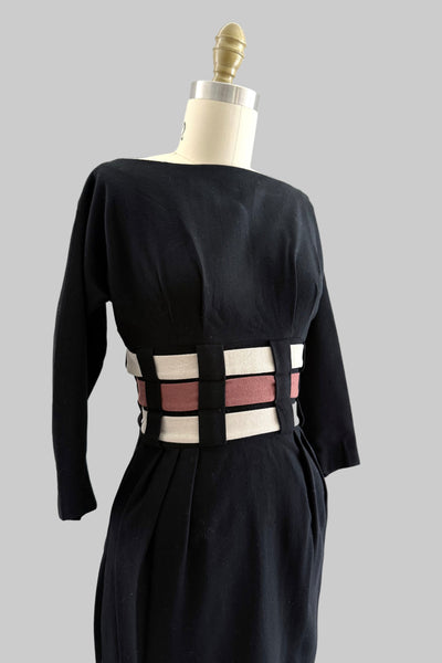 1950s Noir Dress
