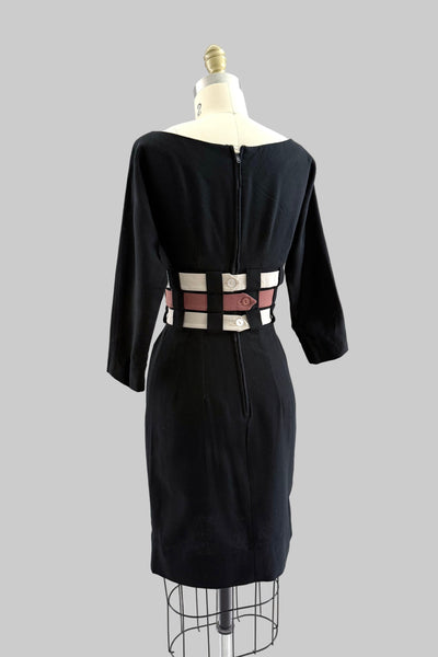 1950s Noir Dress