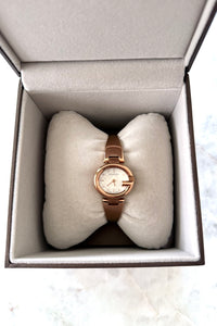 GUCCI Guccissima Horsebit Rose Gold Watch