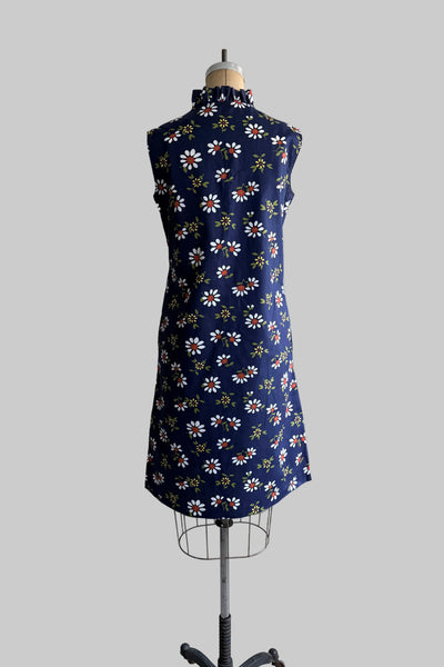 Vintage 1960s Surplice Shift Dress