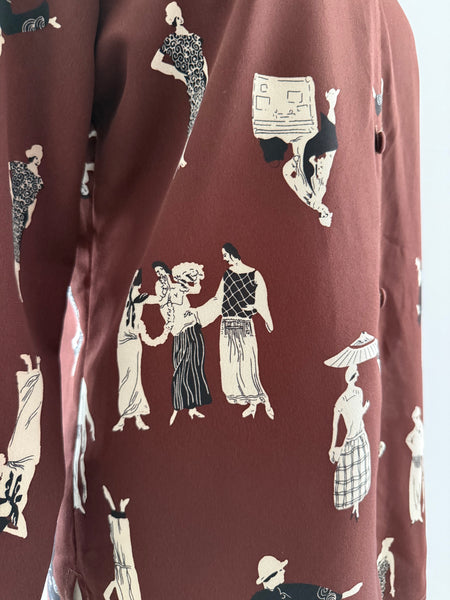 Vintage Novelty Print Shirt