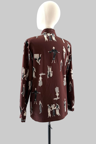 Vintage Novelty Print Shirt