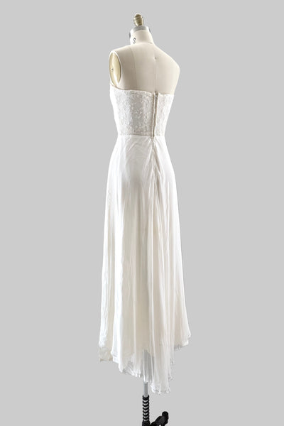 Vintage 1940s Strapless Gown