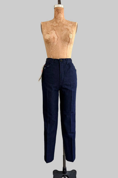 Vintage 90s Filippo Totti Dark Blue Skinny Jeans