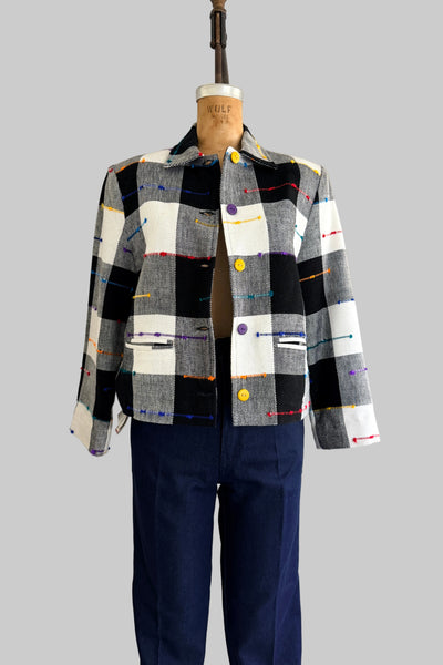 Vintage Plaid Jacket