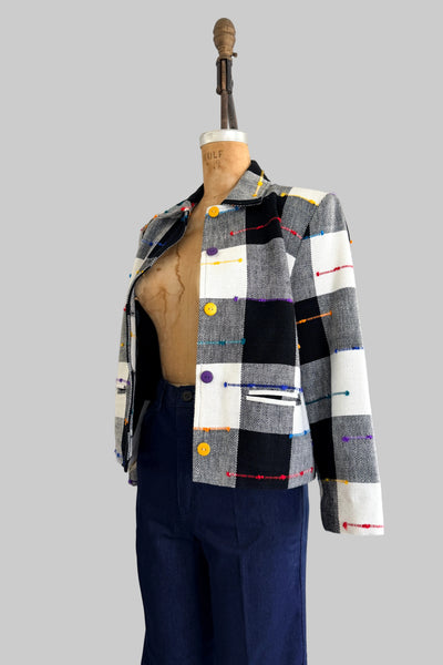 Vintage Plaid Jacket