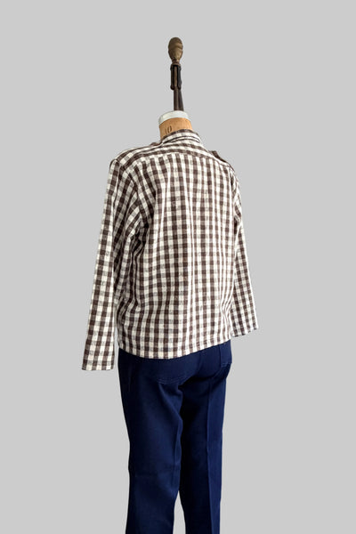 Vintage Plaid Top