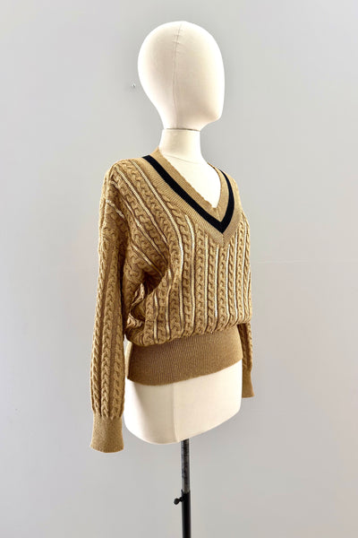 ESCADA Gold Sweater