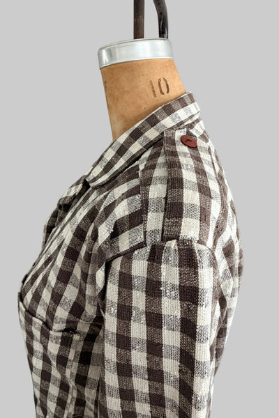 Vintage Plaid Top