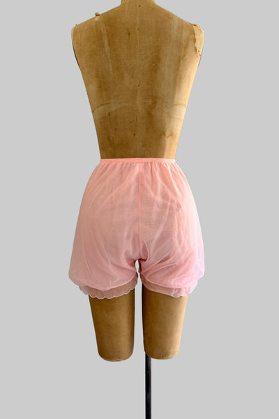 Vintage 1950s Pink Lingerie Shorts