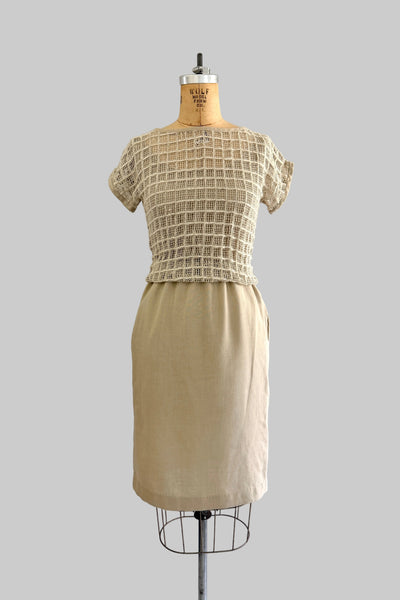 Vintage 90s Open Weave Dress
