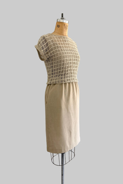 Vintage 90s Open Weave Dress