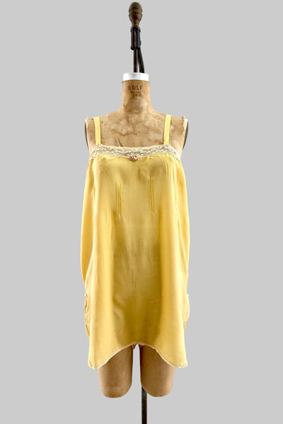 1920s Silk Teddy Romper