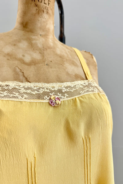 1920s Silk Teddy Romper